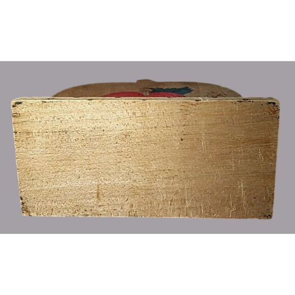 Napkin Letter Mail Holder Wooden Cottagecore Wooden Apple Ft Smith Ark. - Picture 5 of 5